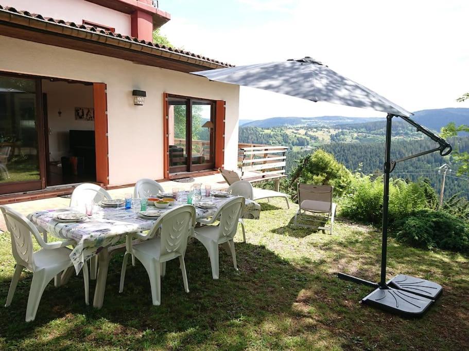 Maison D'Altitude Avec Vue Panoramique A Gerardmer Bagian luar foto