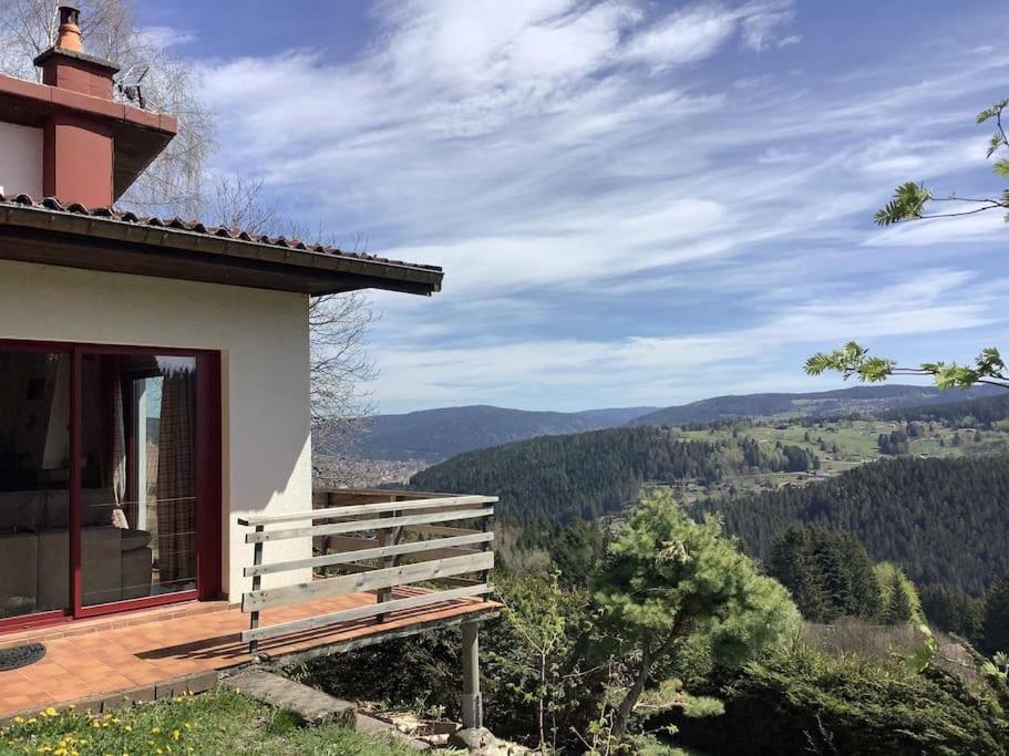 Maison D'Altitude Avec Vue Panoramique A Gerardmer Bagian luar foto