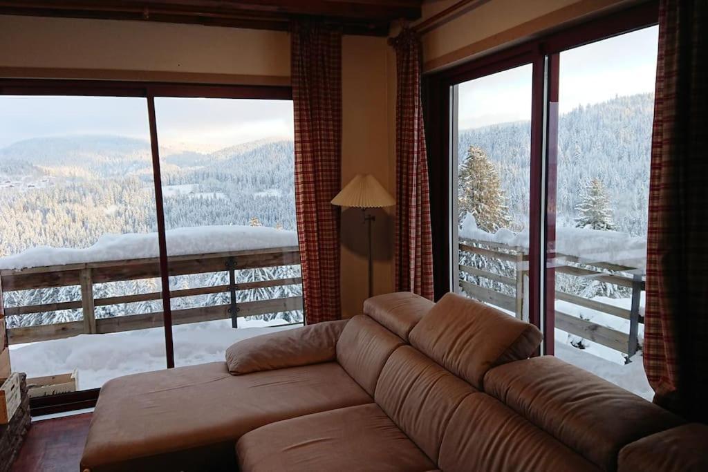 Maison D'Altitude Avec Vue Panoramique A Gerardmer Bagian luar foto