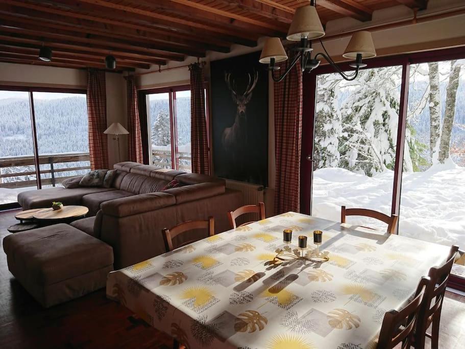 Maison D'Altitude Avec Vue Panoramique A Gerardmer Bagian luar foto