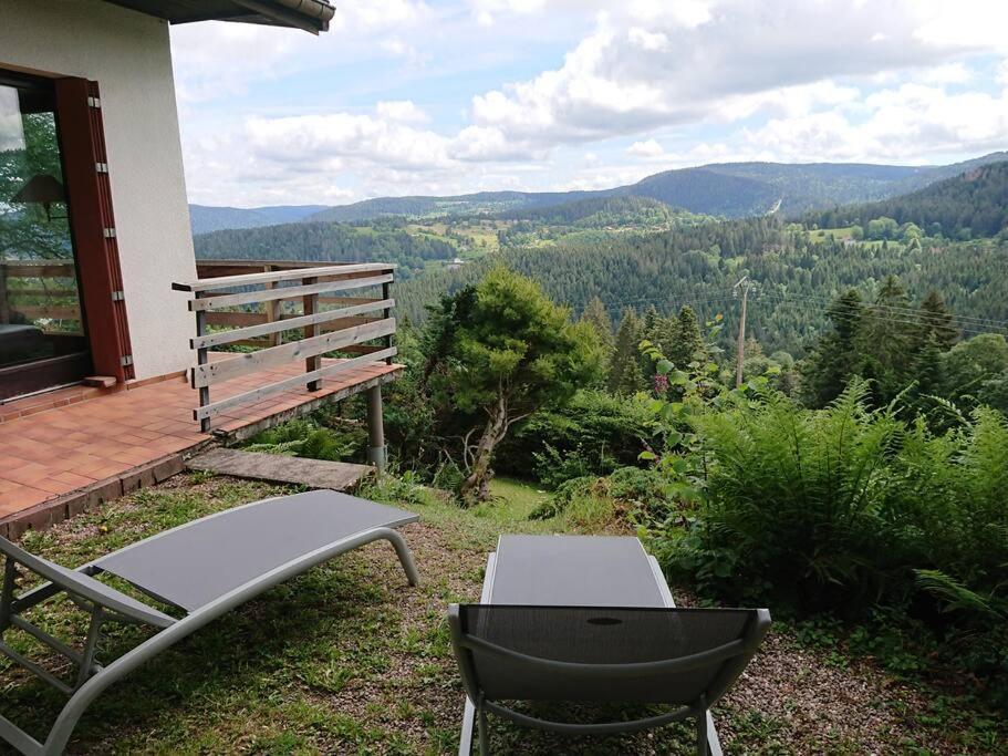 Maison D'Altitude Avec Vue Panoramique A Gerardmer Bagian luar foto