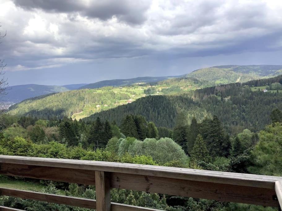 Maison D'Altitude Avec Vue Panoramique A Gerardmer Bagian luar foto