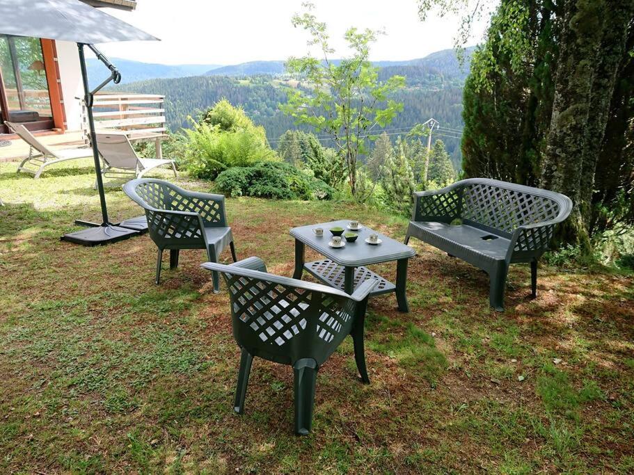 Maison D'Altitude Avec Vue Panoramique A Gerardmer Bagian luar foto