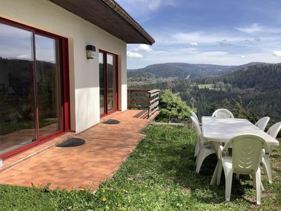 Maison D'Altitude Avec Vue Panoramique A Gerardmer Bagian luar foto