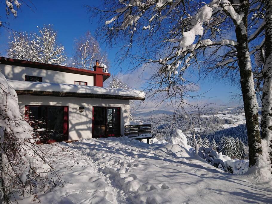 Maison D'Altitude Avec Vue Panoramique A Gerardmer Bagian luar foto
